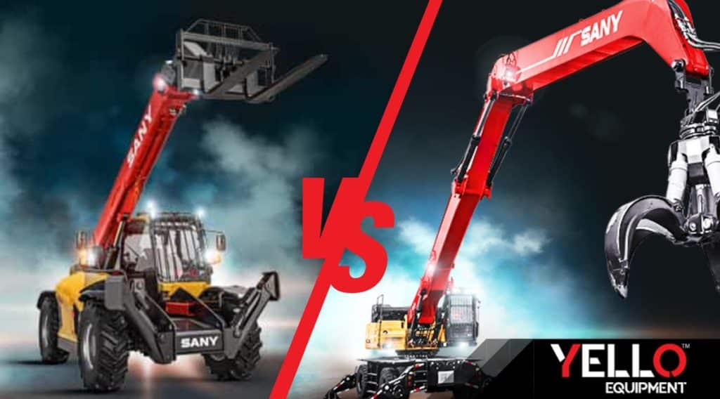 Material Handler vs. Telehandler: What’s the Difference?